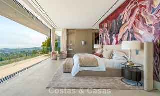 Majestueuse villa contemporaine de construction neuve à vendre avec une vue sublime sur la mer dans les collines de La Quinta à Benahavis - Marbella 786689 