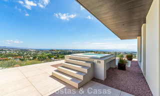 Majestueuse villa contemporaine de construction neuve à vendre avec une vue sublime sur la mer dans les collines de La Quinta à Benahavis - Marbella 786693 