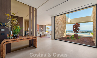 Majestueuse villa contemporaine de construction neuve à vendre avec une vue sublime sur la mer dans les collines de La Quinta à Benahavis - Marbella 786695 