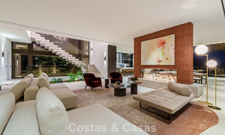 Majestueuse villa contemporaine de construction neuve à vendre avec une vue sublime sur la mer dans les collines de La Quinta à Benahavis - Marbella 786717 