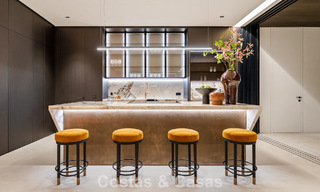 Majestueuse villa contemporaine de construction neuve à vendre avec une vue sublime sur la mer dans les collines de La Quinta à Benahavis - Marbella 786718 