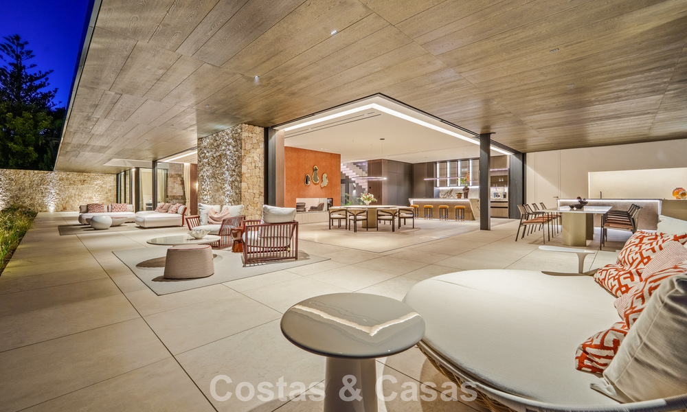 Majestueuse villa contemporaine de construction neuve à vendre avec une vue sublime sur la mer dans les collines de La Quinta à Benahavis - Marbella 786719