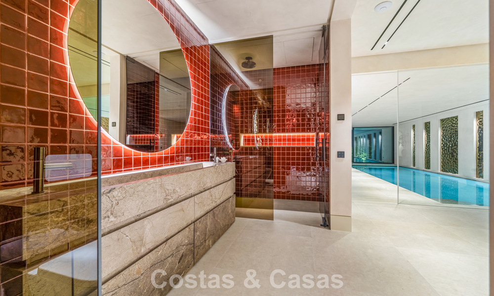 Majestueuse villa contemporaine de construction neuve à vendre avec une vue sublime sur la mer dans les collines de La Quinta à Benahavis - Marbella 786721