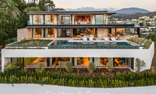 Majestueuse villa contemporaine de construction neuve à vendre avec une vue sublime sur la mer dans les collines de La Quinta à Benahavis - Marbella 786722 