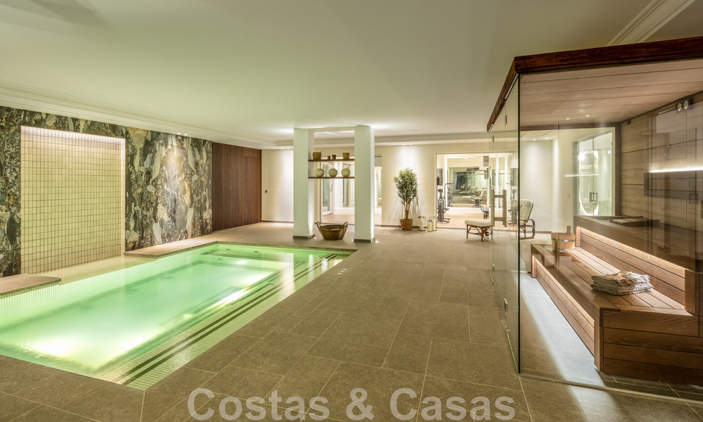 Spectaculaire villa de luxe à vendre, de style architectural méditerranéen, dans le prestigieux quartier de villas Sierra Blanca, sur le Golden Mile de Marbella 46222