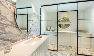 Spectaculaire villa de luxe à vendre, de style architectural méditerranéen, dans le prestigieux quartier de villas Sierra Blanca, sur le Golden Mile de Marbella 46239 