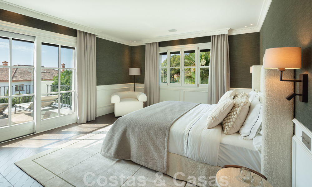 Spectaculaire villa de luxe à vendre, de style architectural méditerranéen, dans le prestigieux quartier de villas Sierra Blanca, sur le Golden Mile de Marbella 46240