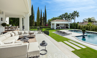 Spectaculaire villa de luxe à vendre, de style architectural méditerranéen, dans le prestigieux quartier de villas Sierra Blanca, sur le Golden Mile de Marbella 46245 