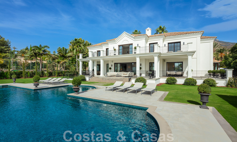 Spectaculaire villa de luxe à vendre, de style architectural méditerranéen, dans le prestigieux quartier de villas Sierra Blanca, sur le Golden Mile de Marbella 46246