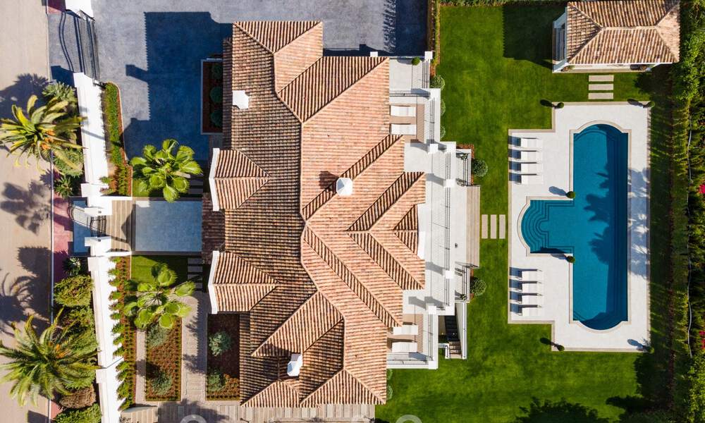 Spectaculaire villa de luxe à vendre, de style architectural méditerranéen, dans le prestigieux quartier de villas Sierra Blanca, sur le Golden Mile de Marbella 46258