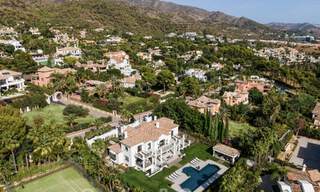 Spectaculaire villa de luxe à vendre, de style architectural méditerranéen, dans le prestigieux quartier de villas Sierra Blanca, sur le Golden Mile de Marbella 46259 