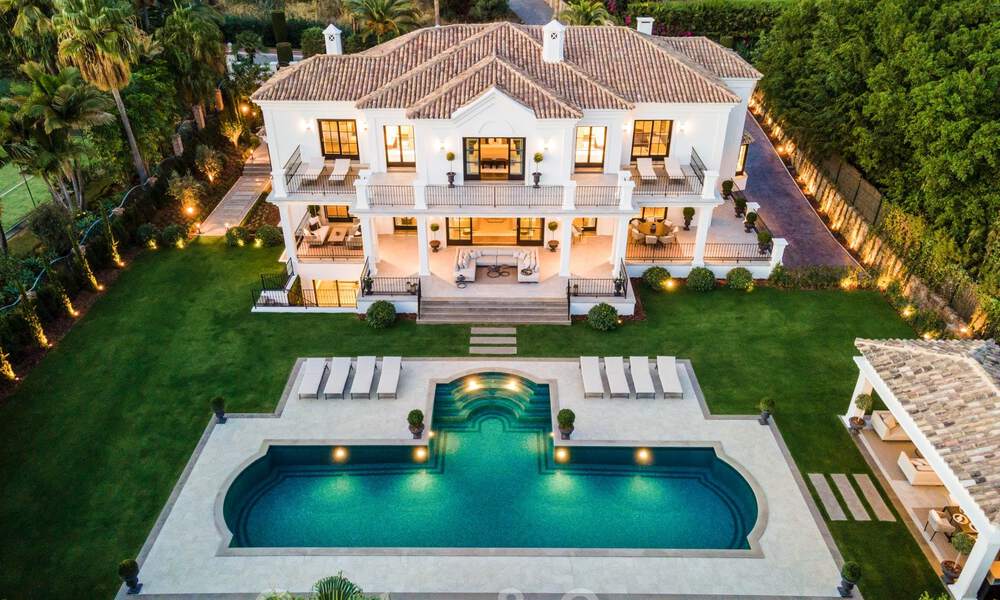 Spectaculaire villa de luxe à vendre, de style architectural méditerranéen, dans le prestigieux quartier de villas Sierra Blanca, sur le Golden Mile de Marbella 46261