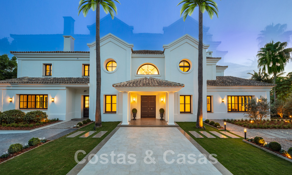 Spectaculaire villa de luxe à vendre, de style architectural méditerranéen, dans le prestigieux quartier de villas Sierra Blanca, sur le Golden Mile de Marbella 46264