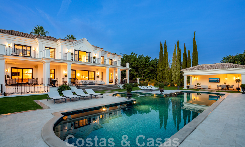 Spectaculaire villa de luxe à vendre, de style architectural méditerranéen, dans le prestigieux quartier de villas Sierra Blanca, sur le Golden Mile de Marbella 46267