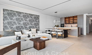Spacieux appartement rénové à vendre dans un complexe de plage avec vue panoramique sur la mer, sur le nouveau Golden Mile entre Marbella et Estepona 54920 