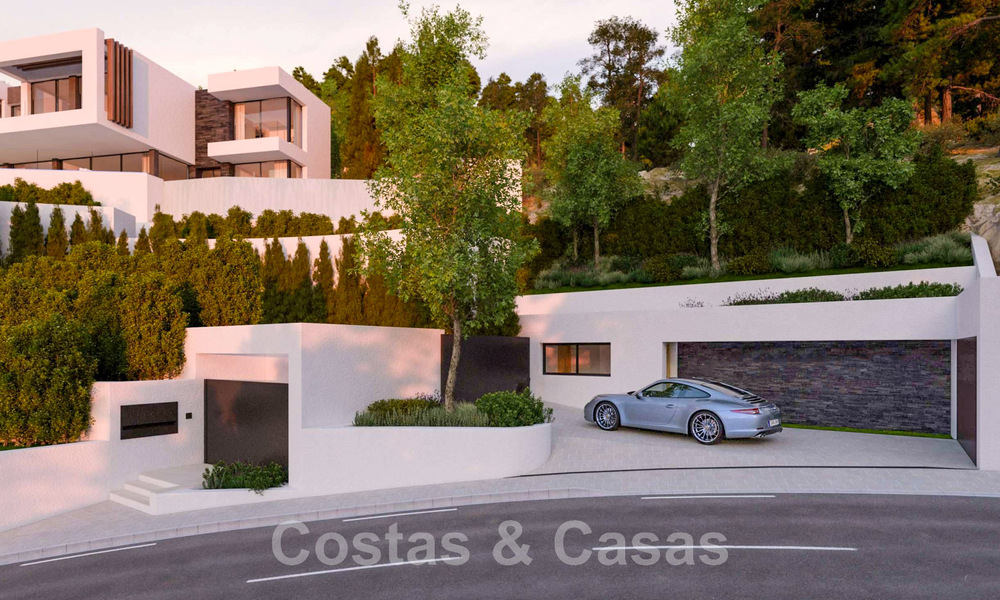 Villa de nouvelle construction d'un projet exclusif à vendre dans un emplacement privilégié, sur les collines de Benahavis - Marbella 46324