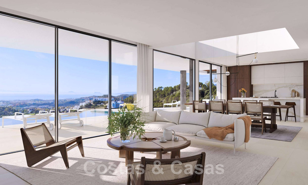 Le dernière villa de nouvelle construction d'un projet exclusif à vendre dans un emplacement privilégié, sur les collines de Benahavis - Marbella 46330
