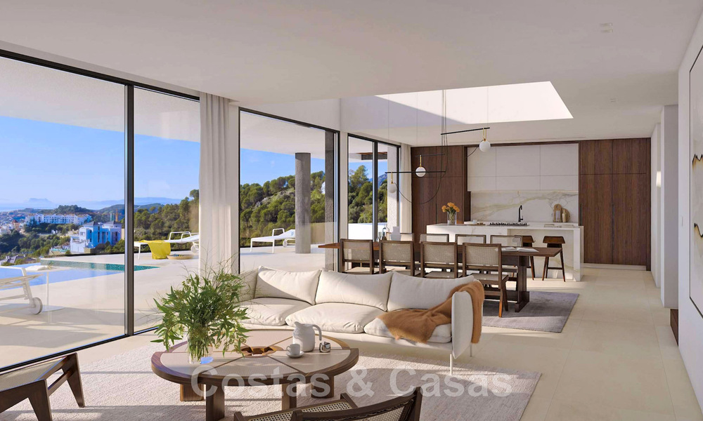 Villa de nouvelle construction d'un projet exclusif à vendre dans un emplacement privilégié, sur les collines de Benahavis - Marbella 46335