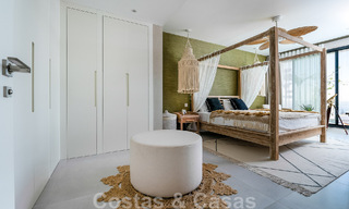Vente d'une villa prête à emménager à l'architecture contemporaine dans une communauté de villas sécurisée à la frontière de Mijas et de Marbella 46377 