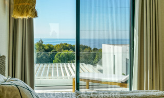 Vente d'une villa prête à emménager à l'architecture contemporaine dans une communauté de villas sécurisée à la frontière de Mijas et de Marbella 46391 