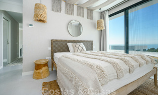 Vente d'une villa prête à emménager à l'architecture contemporaine dans une communauté de villas sécurisée à la frontière de Mijas et de Marbella 46393 