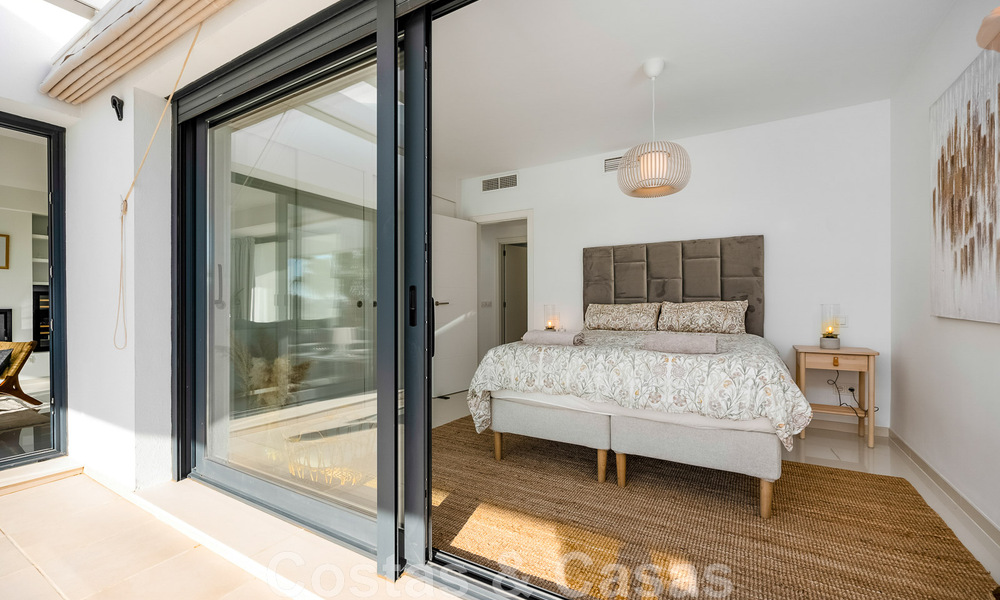 Penthouse contemporain de luxe prêt à être emménagé, avec 3 chambres à coucher, à vendre dans un complexe résidentiel sécurisé à Marbella - Benahavis 46478