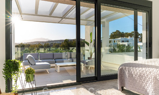 Penthouse contemporain de luxe prêt à être emménagé, avec 3 chambres à coucher, à vendre dans un complexe résidentiel sécurisé à Marbella - Benahavis 46483 