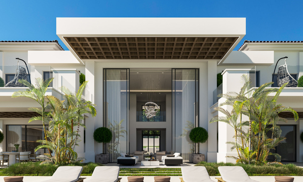 Nouveau sur le marché! 2 villas magistrales de luxe à vendre, en première ligne de Los Flamingos Golf à Marbella - Benahavis 46487