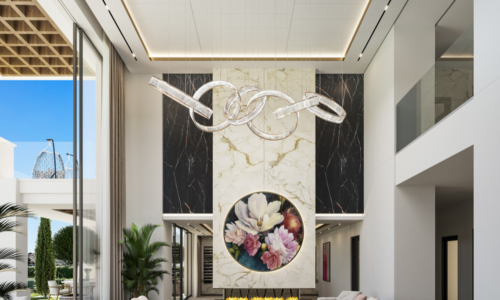 2 villas magistrales de luxe à vendre, en première ligne de Los Flamingos Golf à Marbella - Benahavis 46489