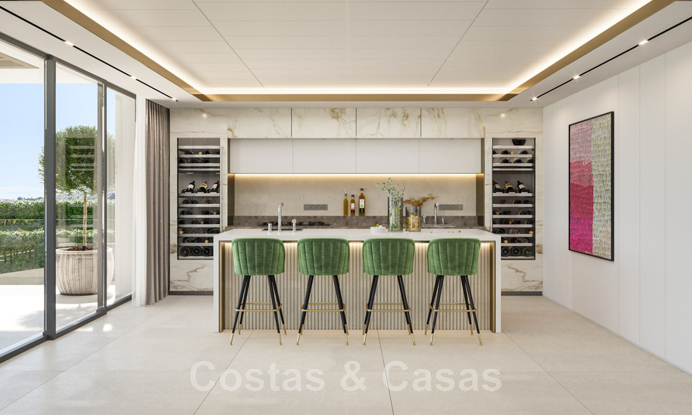 2 villas magistrales de luxe à vendre, en première ligne de Los Flamingos Golf à Marbella - Benahavis 46490