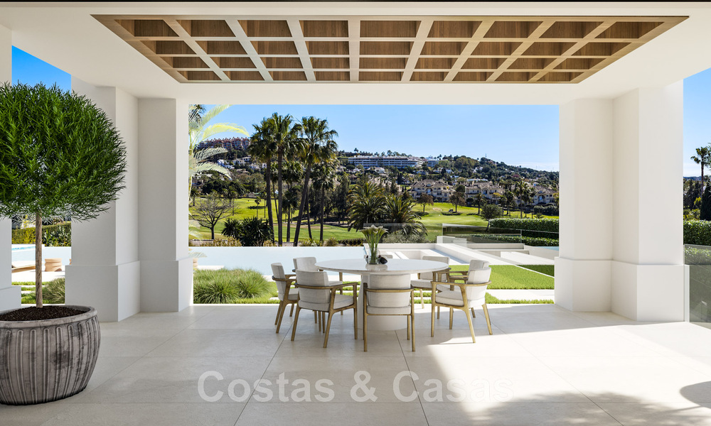 Nouveau sur le marché! 2 villas magistrales de luxe à vendre, en première ligne de Los Flamingos Golf à Marbella - Benahavis 46492