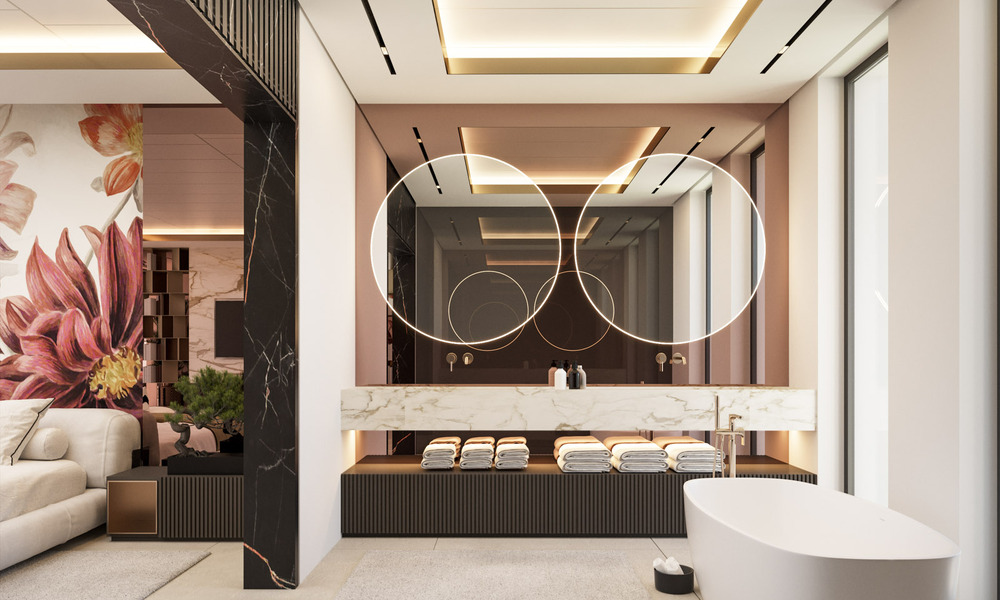 2 villas magistrales de luxe à vendre, en première ligne de Los Flamingos Golf à Marbella - Benahavis 46497