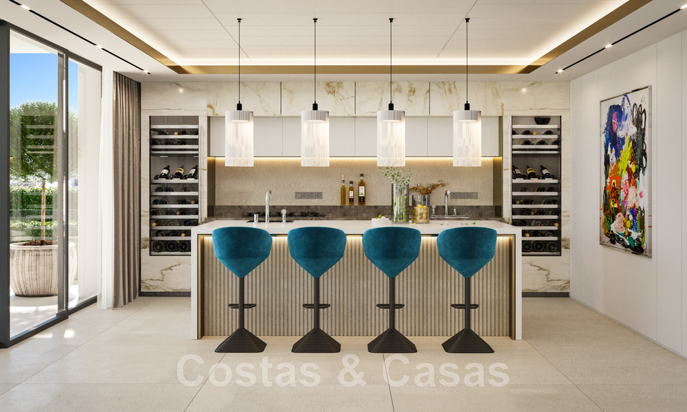 2 villas magistrales de luxe à vendre, en première ligne de Los Flamingos Golf à Marbella - Benahavis 46498