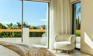 Villa design de luxe prête à être emménagée, à vendre à distance de marche des commodités dans la vallée du golf de Nueva Andalucia, Marbella 46679 