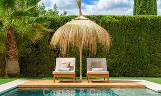 Villa design de luxe prête à être emménagée, à vendre à distance de marche des commodités dans la vallée du golf de Nueva Andalucia, Marbella 46687 