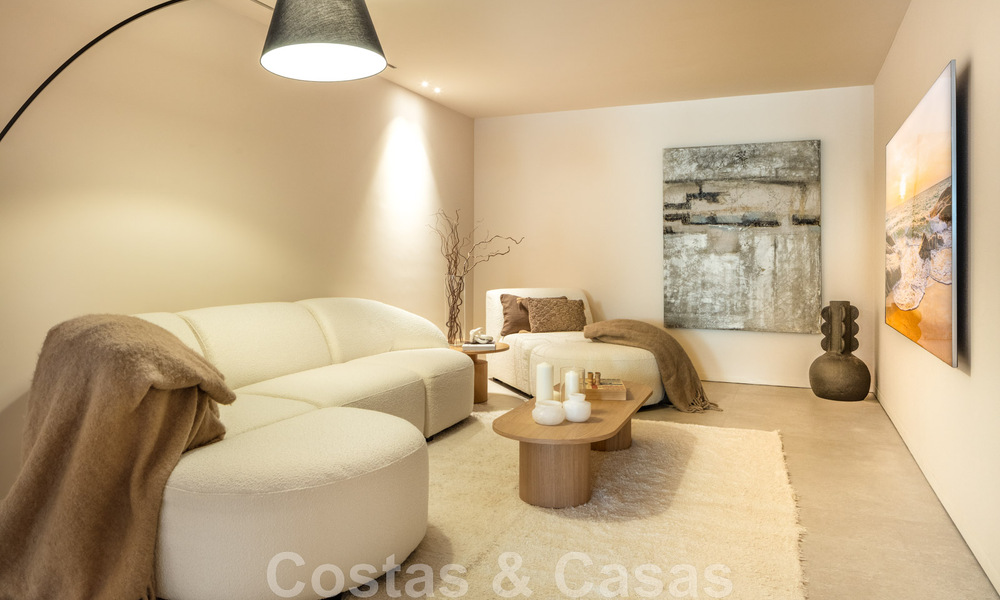 Villa design de luxe prête à être emménagée, à vendre à distance de marche des commodités dans la vallée du golf de Nueva Andalucia, Marbella 46698
