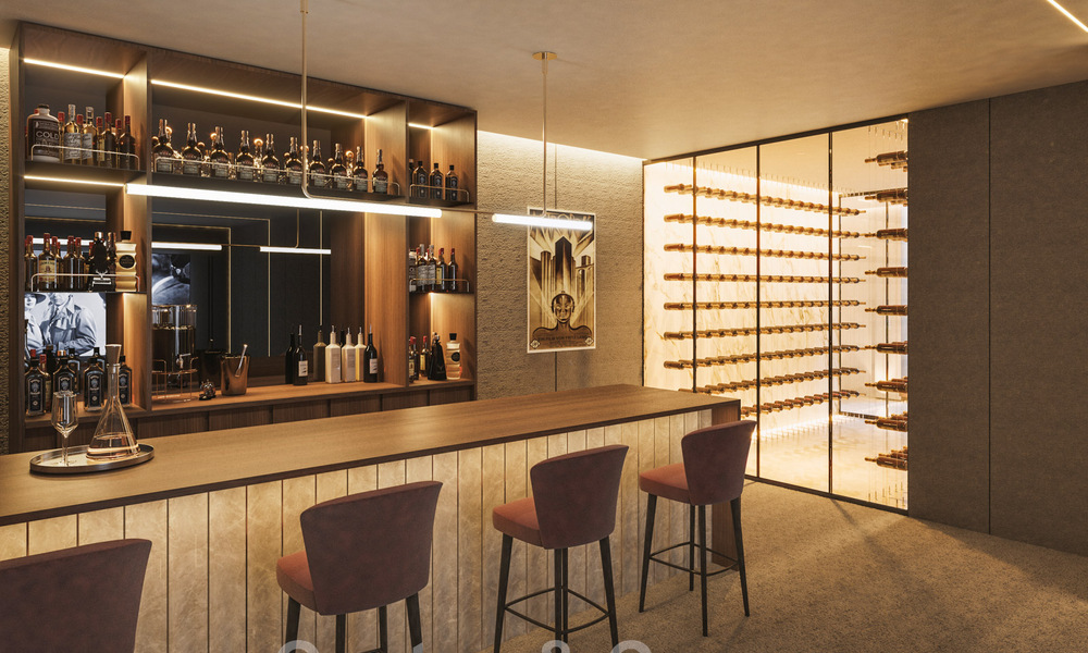 Nouvelle villa design à vendre, à l'architecture moderne et offrant une vue imprenable sur la mer, sur la très convoitée Golden Mile de Marbella 47090