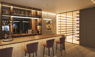 Nouvelle villa design à vendre, à l'architecture moderne et offrant une vue imprenable sur la mer, sur la très convoitée Golden Mile de Marbella 47090 