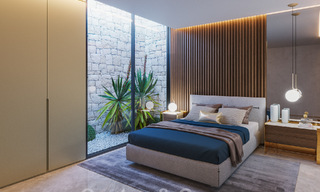 Nouvelle villa design à vendre, à l'architecture moderne et offrant une vue imprenable sur la mer, sur la très convoitée Golden Mile de Marbella 47094 