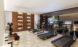 Nouvelle villa design à vendre, à l'architecture moderne et offrant une vue imprenable sur la mer, sur la très convoitée Golden Mile de Marbella 47099 