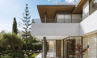Nouvelle villa design à vendre, à l'architecture moderne et offrant une vue imprenable sur la mer, sur la très convoitée Golden Mile de Marbella 47101 