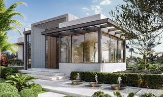 Nouvelle villa design à vendre, à l'architecture moderne et offrant une vue imprenable sur la mer, sur la très convoitée Golden Mile de Marbella 47102 