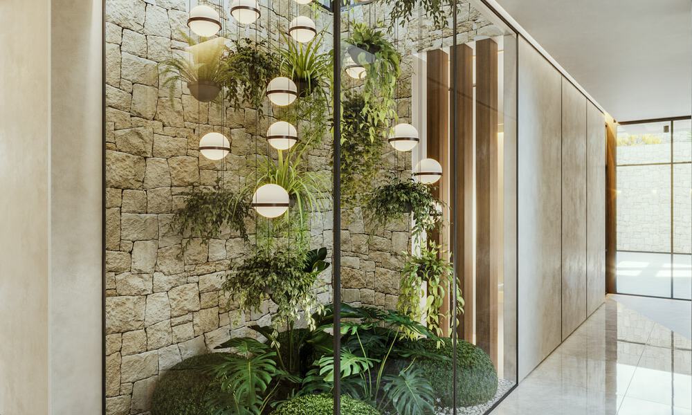 Nouvelle villa design à vendre, à l'architecture moderne et offrant une vue imprenable sur la mer, sur la très convoitée Golden Mile de Marbella 47104