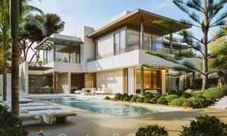 Nouvelle villa design à vendre, à l'architecture moderne et offrant une vue imprenable sur la mer, sur la très convoitée Golden Mile de Marbella 47106