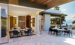 Nouvelle villa design à vendre, à l'architecture moderne et offrant une vue imprenable sur la mer, sur la très convoitée Golden Mile de Marbella 47110 