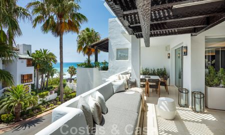 Penthouse contemporain rénové à vendre avec vue sur la mer à Puente Romano, au cœur de la Golden Mile, Marbella 46873