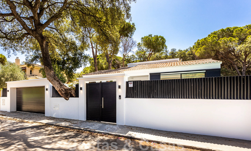 Belle villa de plain-pied à vendre, à distance de marche de la plage d'Elviria, à l'est du centre de Marbella 46902
