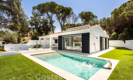 Belle villa de plain-pied à vendre, à distance de marche de la plage d'Elviria, à l'est du centre de Marbella 46905