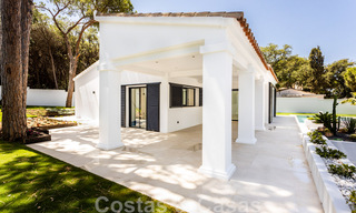 Belle villa de plain-pied à vendre, à distance de marche de la plage d'Elviria, à l'est du centre de Marbella 46909 