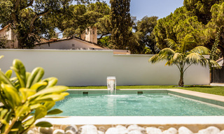 Belle villa de plain-pied à vendre, à distance de marche de la plage d'Elviria, à l'est du centre de Marbella 46914 